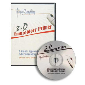 3D Embroidery Primer Video CD