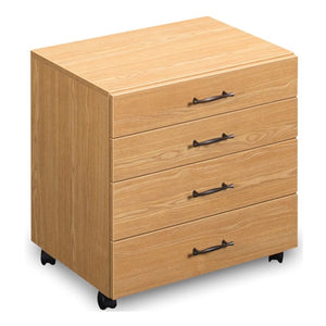 Sylvia Four Drawer Storage Chest in Castle Oak