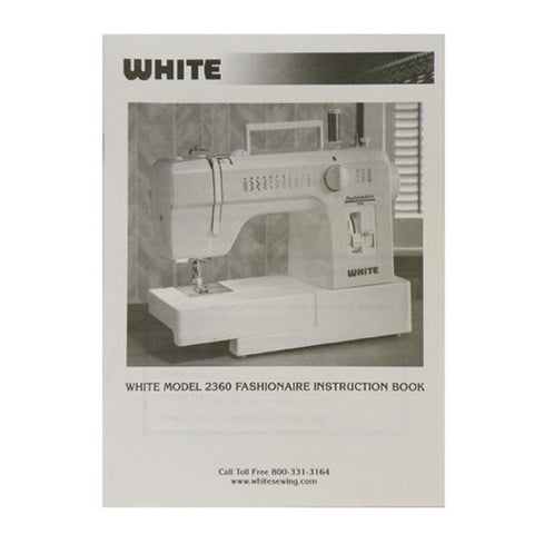 Instruction Book White 2360 & 2380