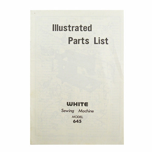 Illustrated Parts List for White 645