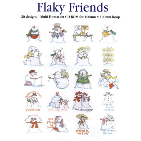 Flaky Friends Design CD by Inspira