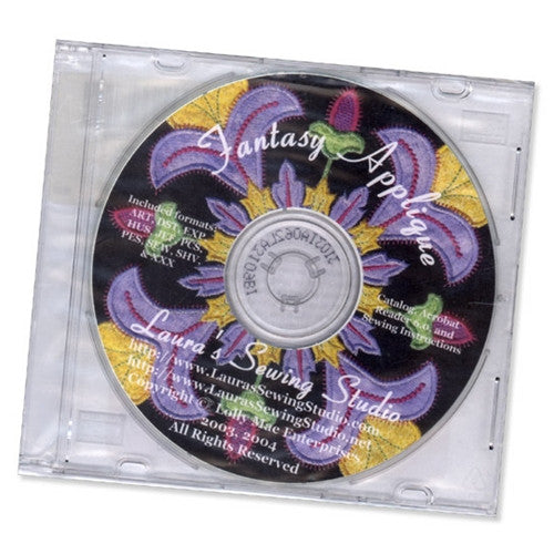Fantasy Applique Design CD by Laura's Sewing Studio