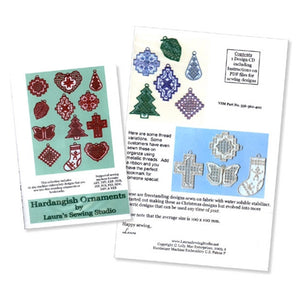 Hardangish Ornaments Design CD by Laura's Sewing
