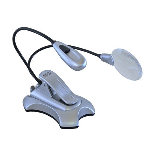 Craft LED Light with Magnifier in Silver Color