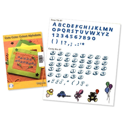 Cute Cuter Cutest Alphabet's Design CD #16 by Inspira