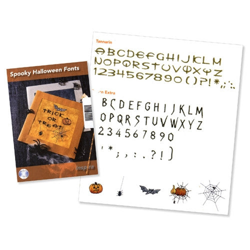 Spooky Halloween Fonts Design CD #17 by Inspira