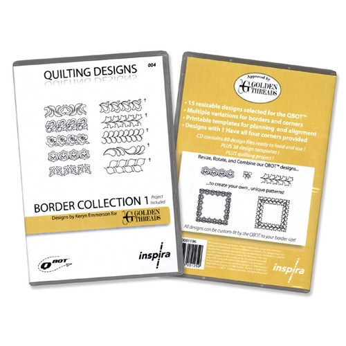 QBOT Border Collection 1 Designs by Golden Threads
