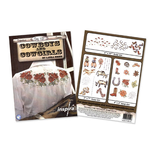 Cowboys and Cowgirls Embroidery CD by Inspira