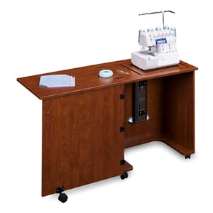 Compact Serger Cabinet in Sunset Cherry