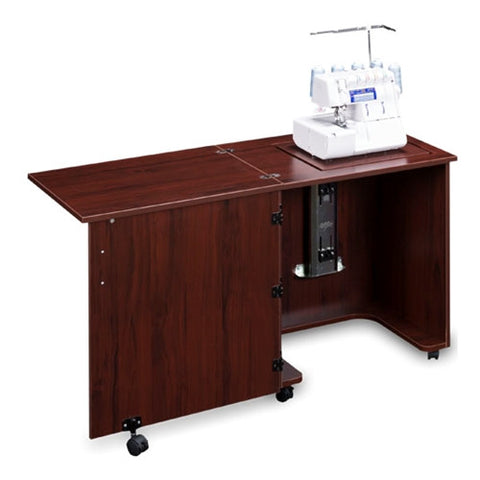 Compact Serger Cabinet in Mahogany Clove