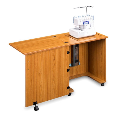 Compact Serger Cabinet in Teak