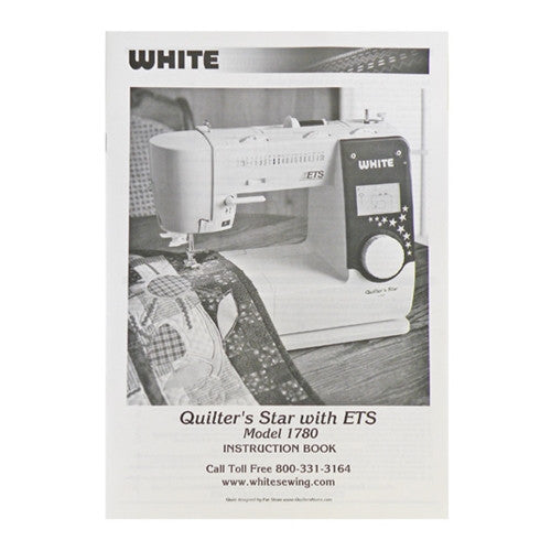 Instruction Book White 2235, 1780 Quilters Star