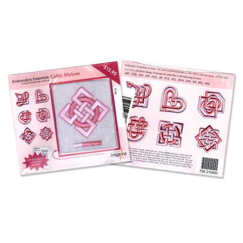 Inspira Embroidery Essentials Celtic Ribbon Design CD