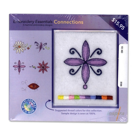 Inspira Embroidery Essentials Connections Design CD