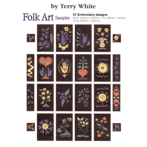 Folk Art Sampler Design CD by Inspira