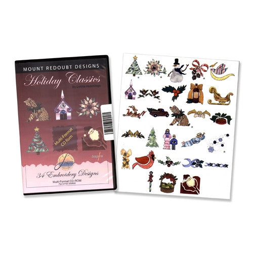 Holiday Classics Embroidery Design CD by Inspira
