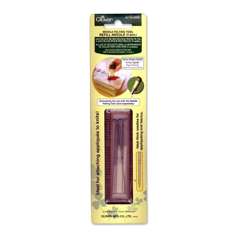 Heavy Needle Felting Tool Refill by Clover in a 5 Pack