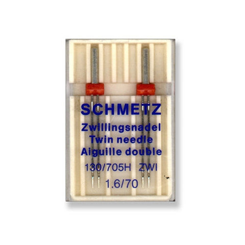 70/1.6 Schmetz Twin Needle, 2 pack