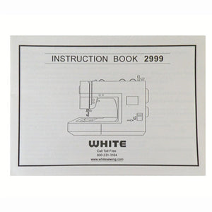 Instruction Book for White 2999