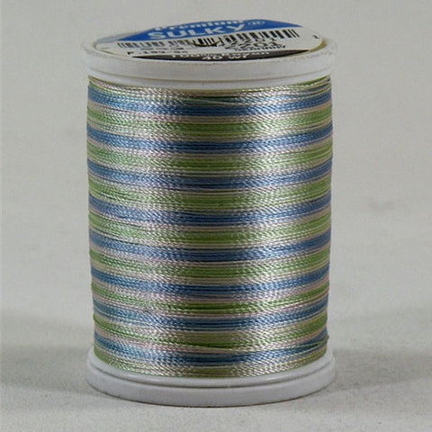Sulky 40wt Rayon in Baby Blue/Pink/Mint, 850yd Spool