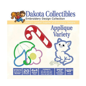 Dakota Collectibles Applique Variety Design