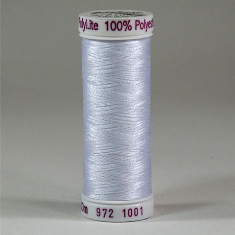 Sulky 60wt PolyLite in Bright White, 440yd Spool