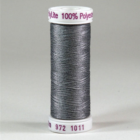 Sulky 60wt PolyLite in Steel Grey, 440yd Spool
