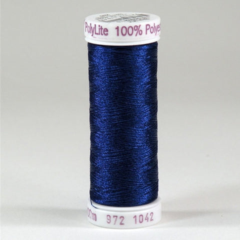 Sulky 60wt PolyLite in Bright Navy Blue, 440yd Spool
