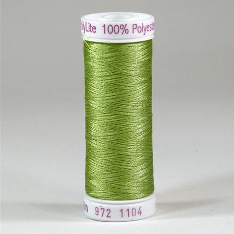 Sulky 60wt PolyLite in Pastel Yellow-Green, 440yd Spl