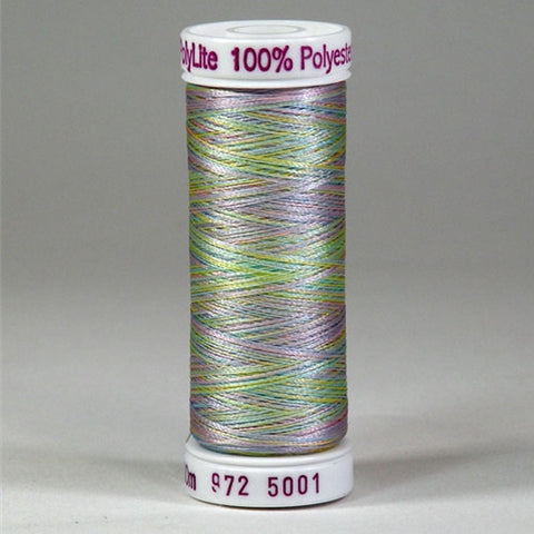 Sulky 60wt PolyLite in Multi-Color Baby Shower