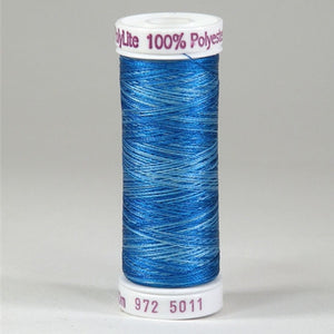 Sulky 60wt PolyLite in Multi-Color Blueberry Shake