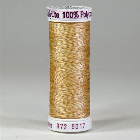 Sulky 60wt PolyLite in Multi-Color Butter Pecan