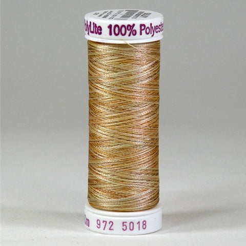 Sulky 60wt PolyLite in Multi-Color Creamy Toffee