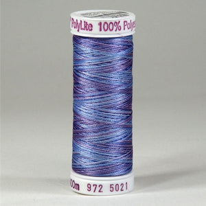 Sulky 60wt PolyLite in Multi-Color Blue Heather