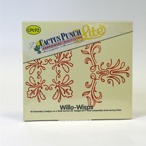 Willo-Wisps Embroidery CD by Cactus Punch