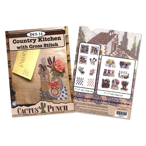Country Kitchen with Cross Stitch CD by Cactus Punch