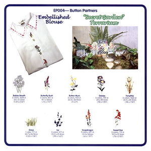 Button Partners Embroidery CD by Cactus Punch
