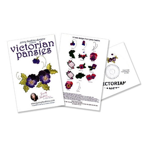 Victorian Pansies by Jenny Haskins Designs