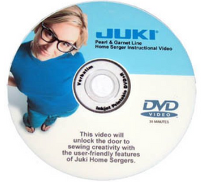 Juki Model 600 Series Serger Instructional DVD