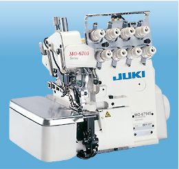 Juki 6714 High speed, 2 Needle, 4 Thread Overlock Industrial Serger - FREE100 Organ Needle