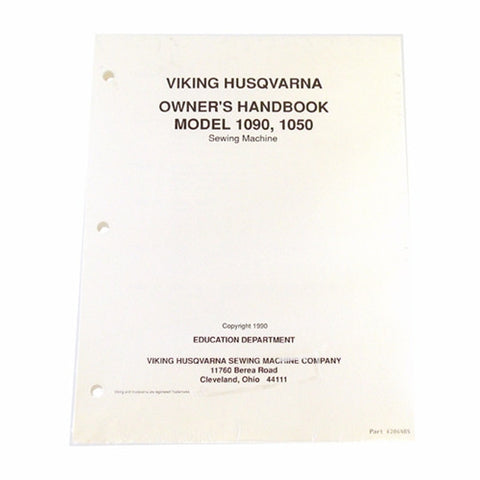 Owner Workbook Pages for Viking 1090,1070,1050