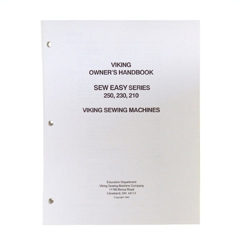 Owner Workbook Pages for Viking 250, 230, 210