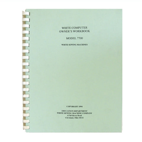 Owner Workbook Pages for Viking 350 & White 7700