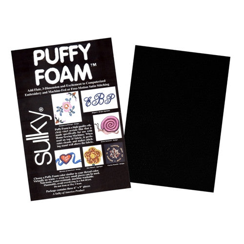 2mm Black Puffy Foam