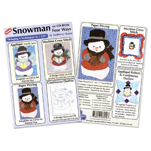 Snowman Four Way Design CD by Sudberry House