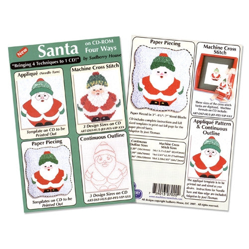 Santa Four Way Design CD by Sudberry House