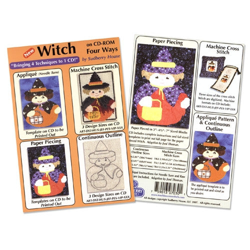 Witch Four Way Design CD By Sudberry House