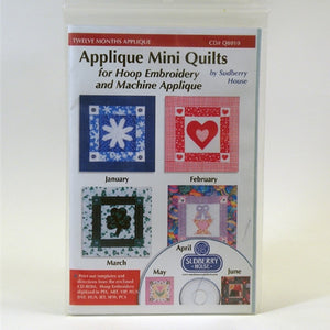 Twelve Month Applique Mini Quilts by Sudberry House