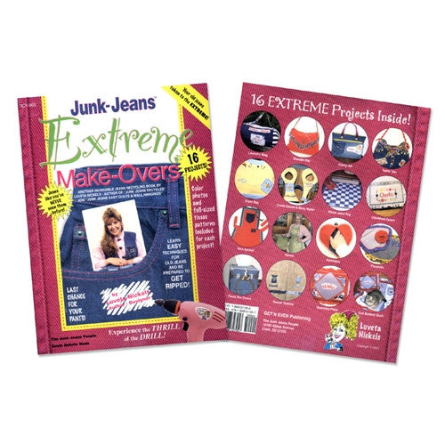 Junk Jeans Extreme Makeover Book with Pattern