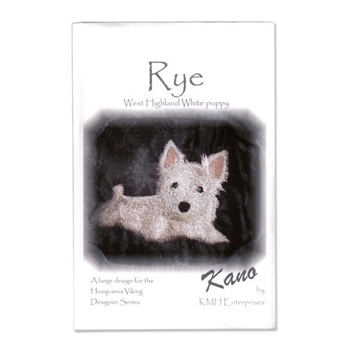 Rye West Highland White Puppy Design Disk